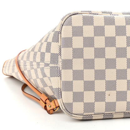 Louis Vuitton Damier Azur Neo Neverfull MM Rose Ballerine 9 of 13