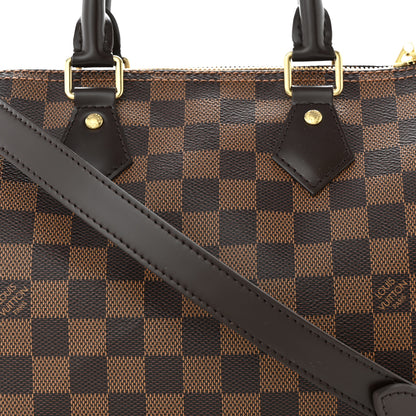 Louis Vuitton Damier Ebene Speedy Bandouliere 25 8 of 11