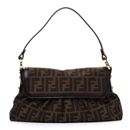 Fendi Zucca Small Chef Shoulder Bag Tobacco 1 of 15