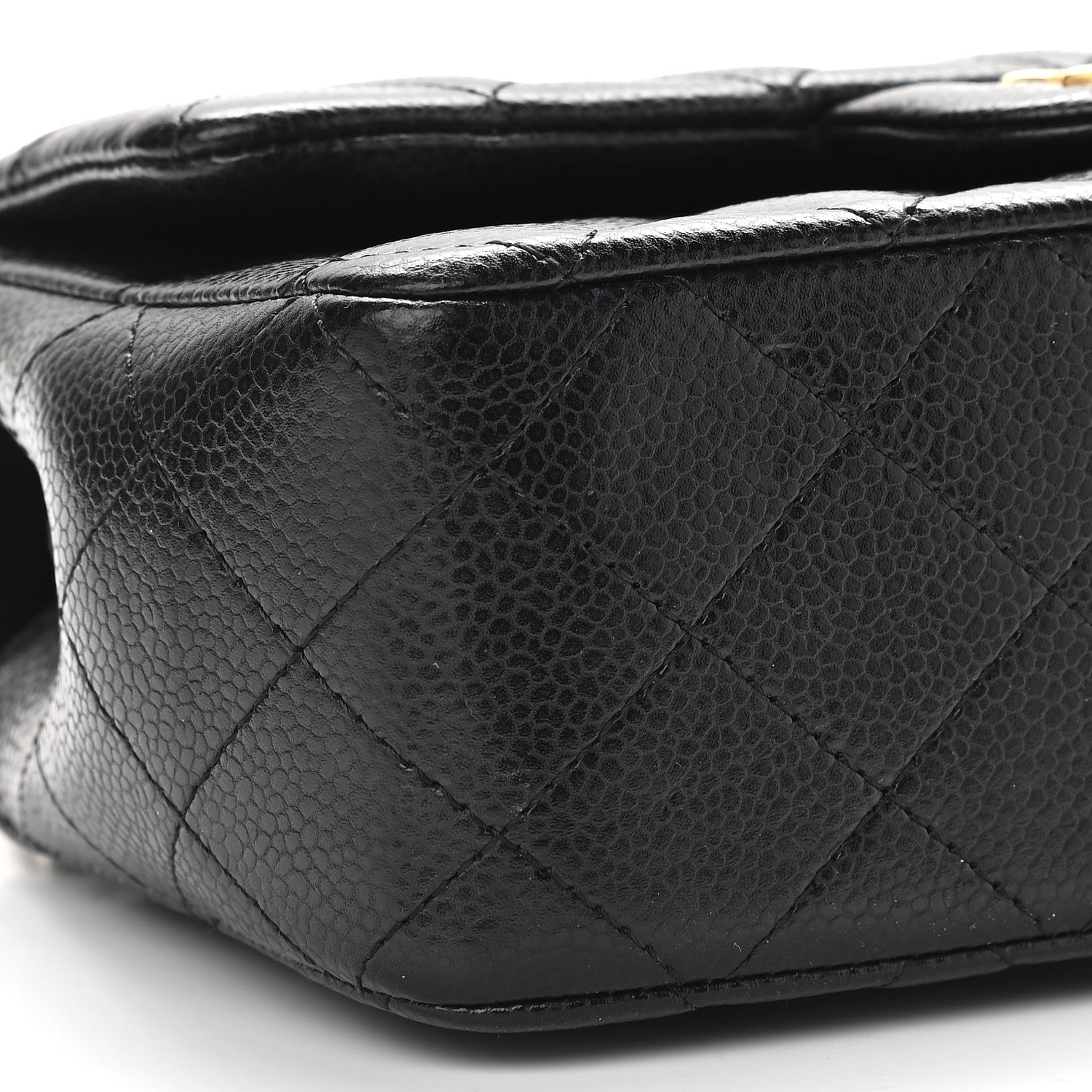 Chanel Caviar Quilted Mini Rectangular Flap Black 8 of 9