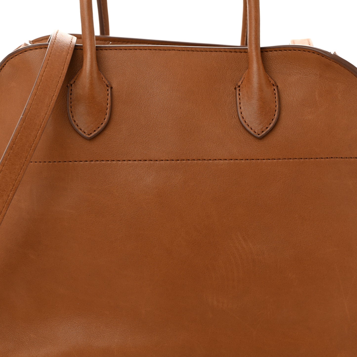 Polished Saddle Calfskin Soft Margaux 12 Cuir