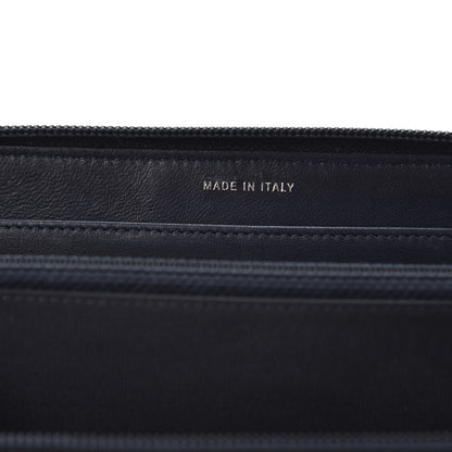 Chanel Lambskin Quilted Boy Zip Around Wallet Navy 8 of 10