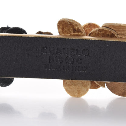 Chanel Metallic Lambskin CC Belt 75 30 Gold 5 of 8