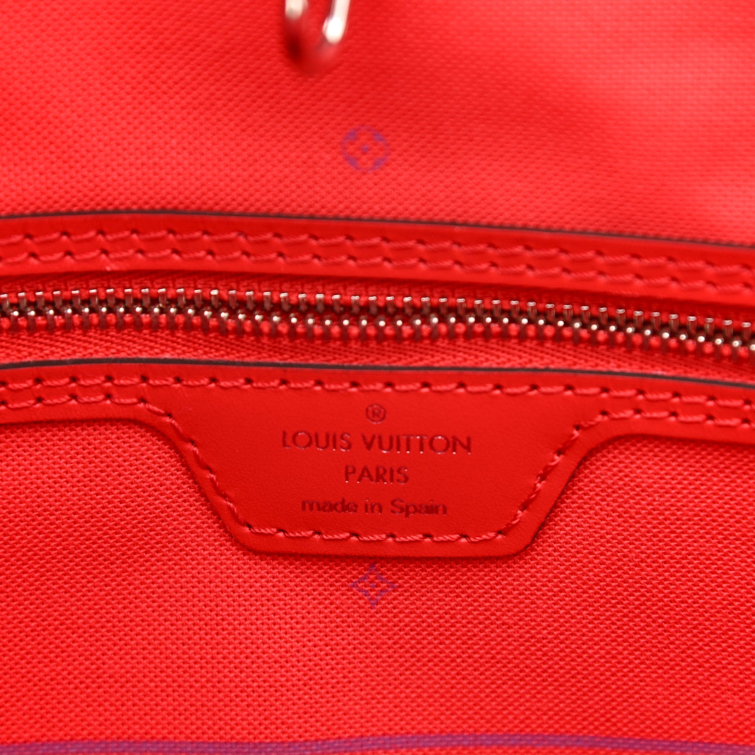 Louis Vuitton Monogram Escale Neverfull MM Rouge 7 of 11