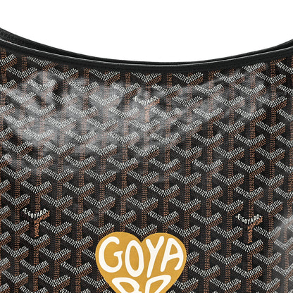 Goyard Goyardine Coeur Boheme Hobo Black 8 of 10