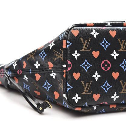 Louis Vuitton Game On Neverfull MM Black 8 of 10