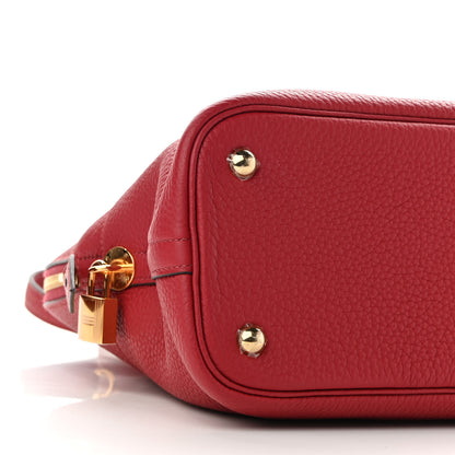 Hermes Taurillon Clemence Bolide 31 Rouge Grenat 9 of 9
