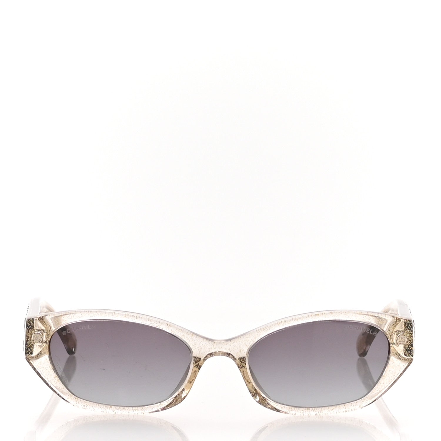 Chanel Rectangle Sunglasses 71280 Gold 2 of 9