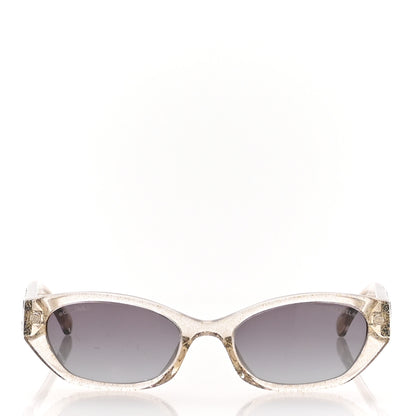 Chanel Rectangle Sunglasses 71280 Gold 2 of 9