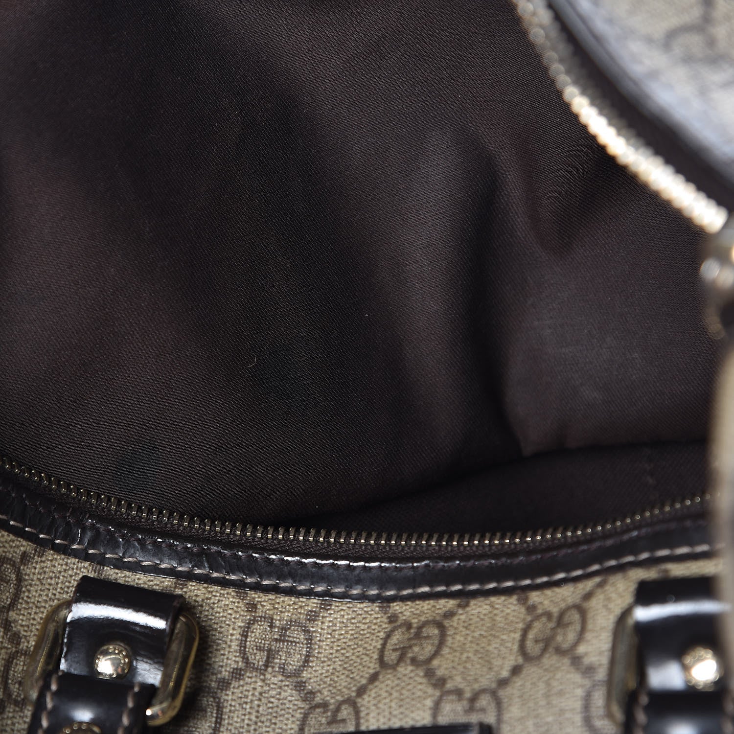 Gucci GG Plus Monogram Medium Joy Boston Dark Brown 12 of 12