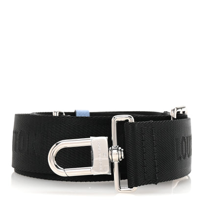 Louis Vuitton Nylon Alpha Messenger Strap Black Sky Blue 1 of 5