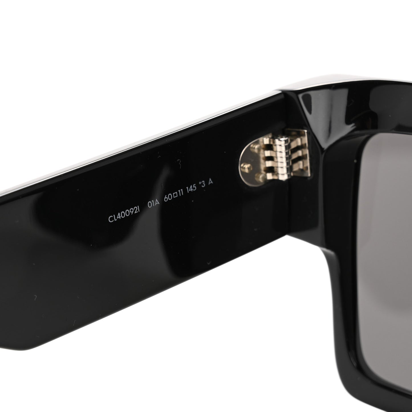 Acetate Flat Top Rectangular Sunglasses CL400921 Black