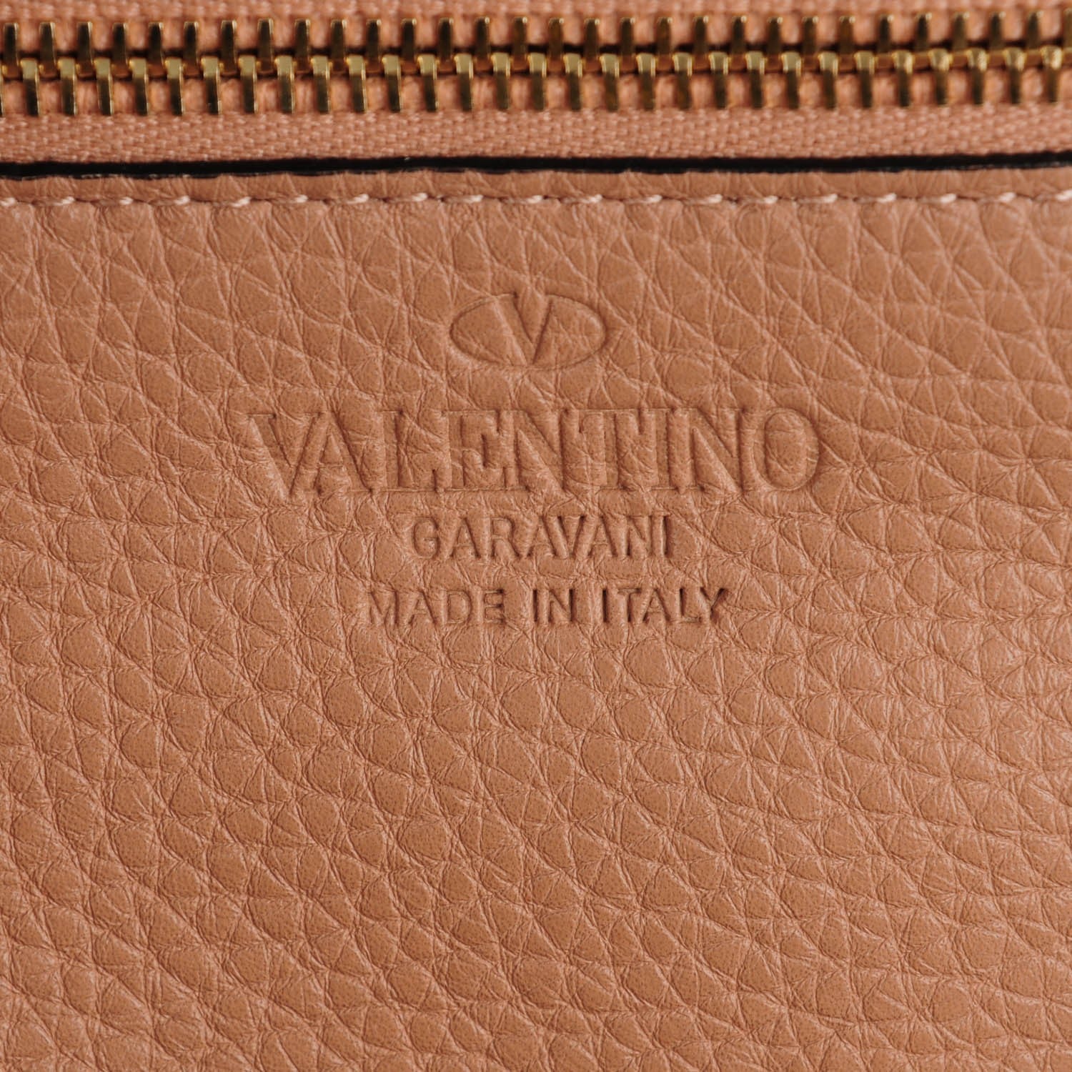 Valentino Garavani Pebbled Calfskin Medium Rockstud Tote Skin Sorbet 6 of 7