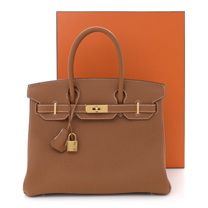 Hermes Togo Birkin 30 Gold 11 of 11