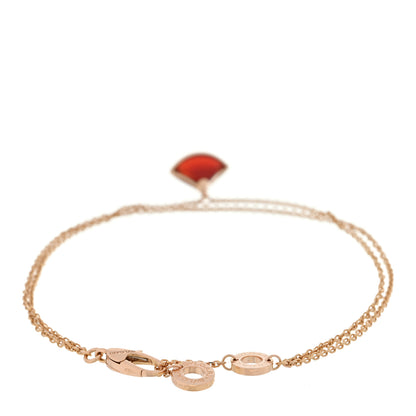 Bulgari 18K Rose Gold Carnelian Divas' Dream Bracelet SM 2 of 3