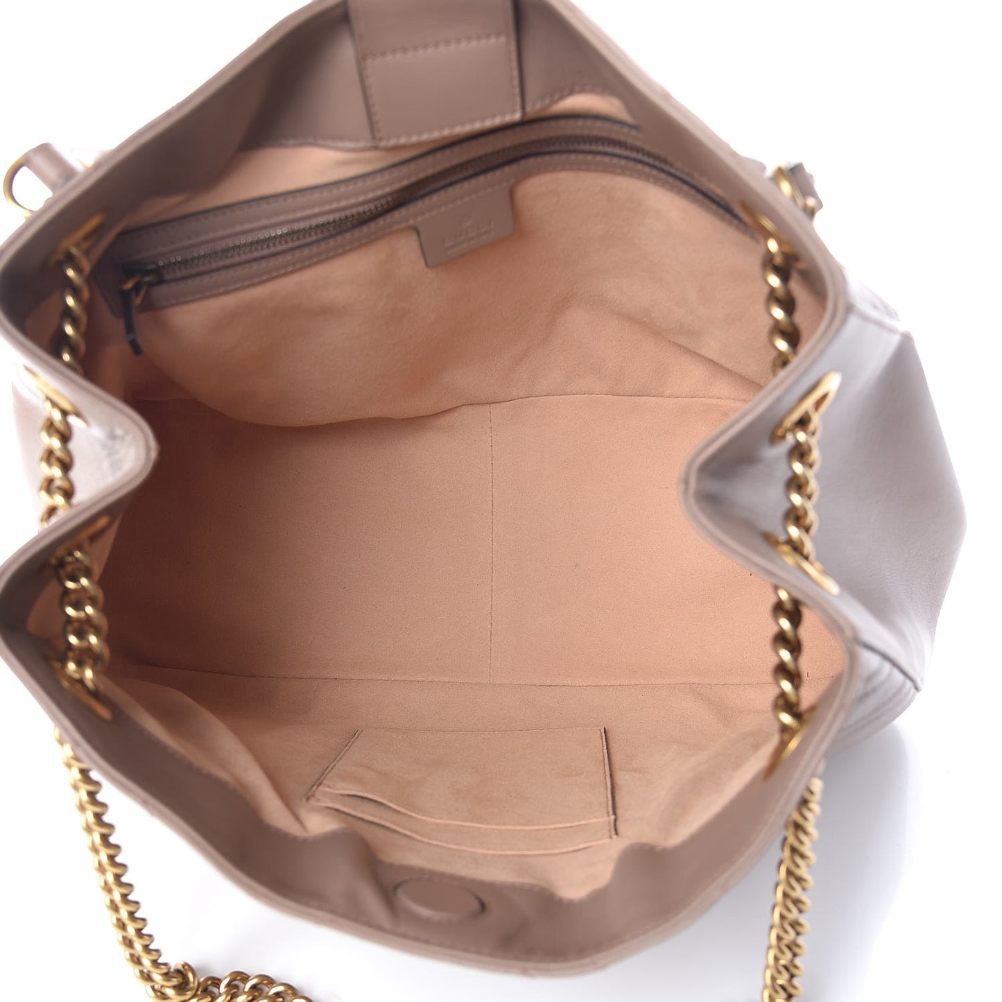 Calfskin Matelasse Medium GG Marmont Shoulder Tote Bag Porcelain Rose