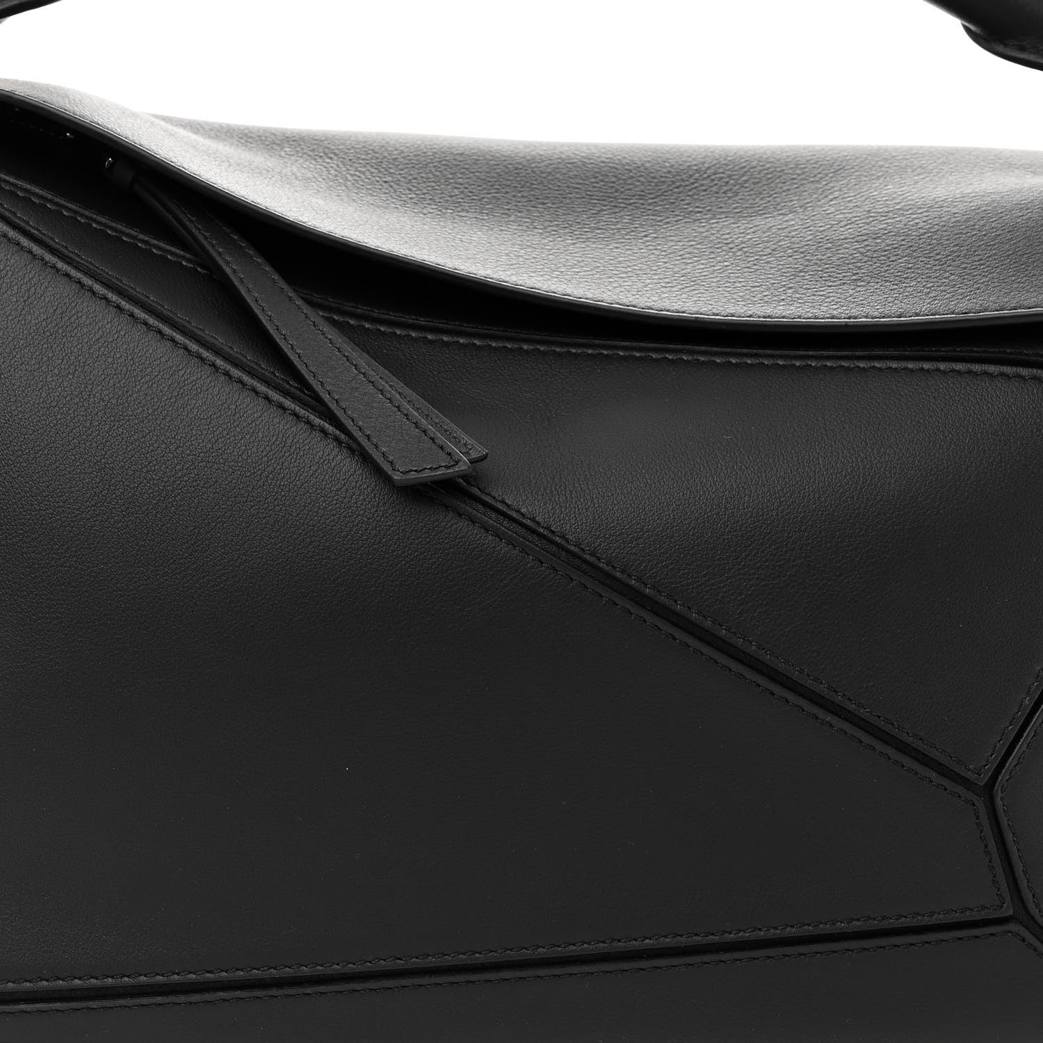 Loewe Calfskin Medium Puzzle Bag Black 7 of 9