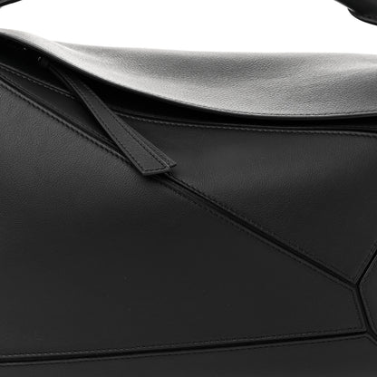 Loewe Calfskin Medium Puzzle Bag Black 7 of 9