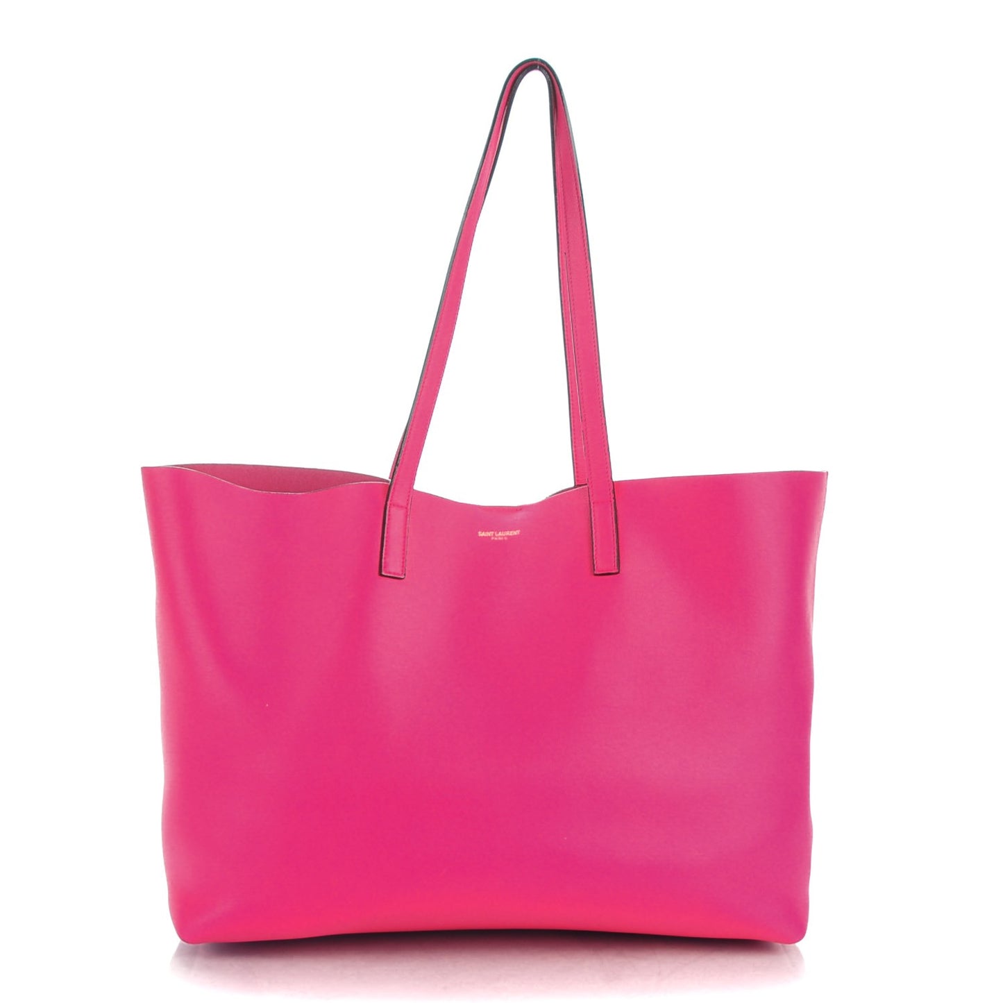 Calfskin Large Shopping Tote Fuchsia