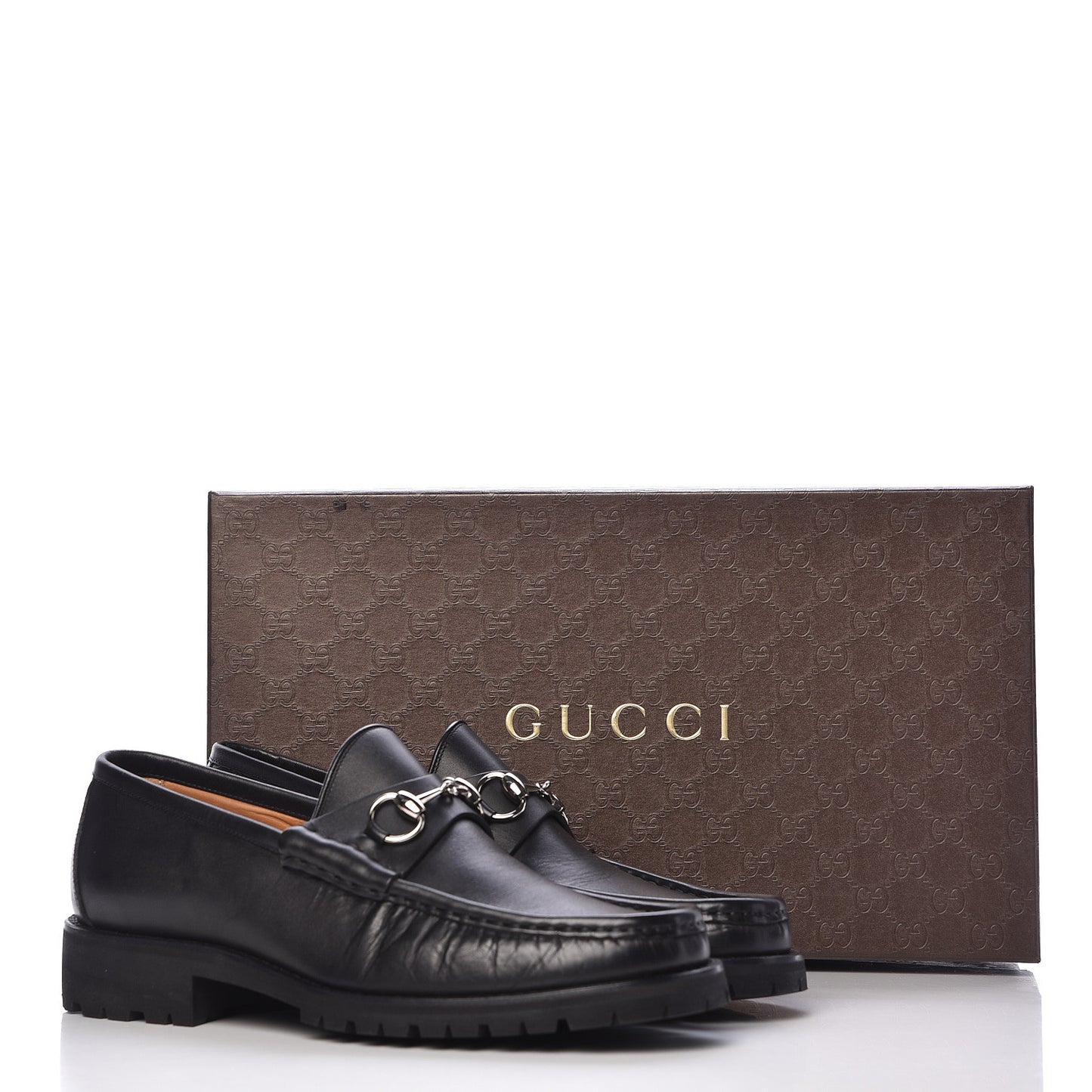 Laredo Calfskin Mens Horsebit Loafers 9 Black