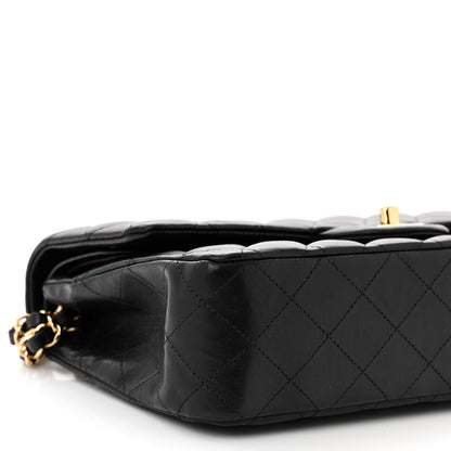 Chanel Lambskin Quilted Medium Double Flap Black 9 of 11
