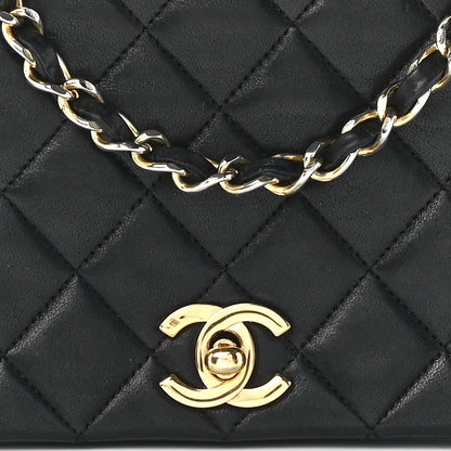 Chanel Lambskin Quilted Small Single Flap Black 9 of 13