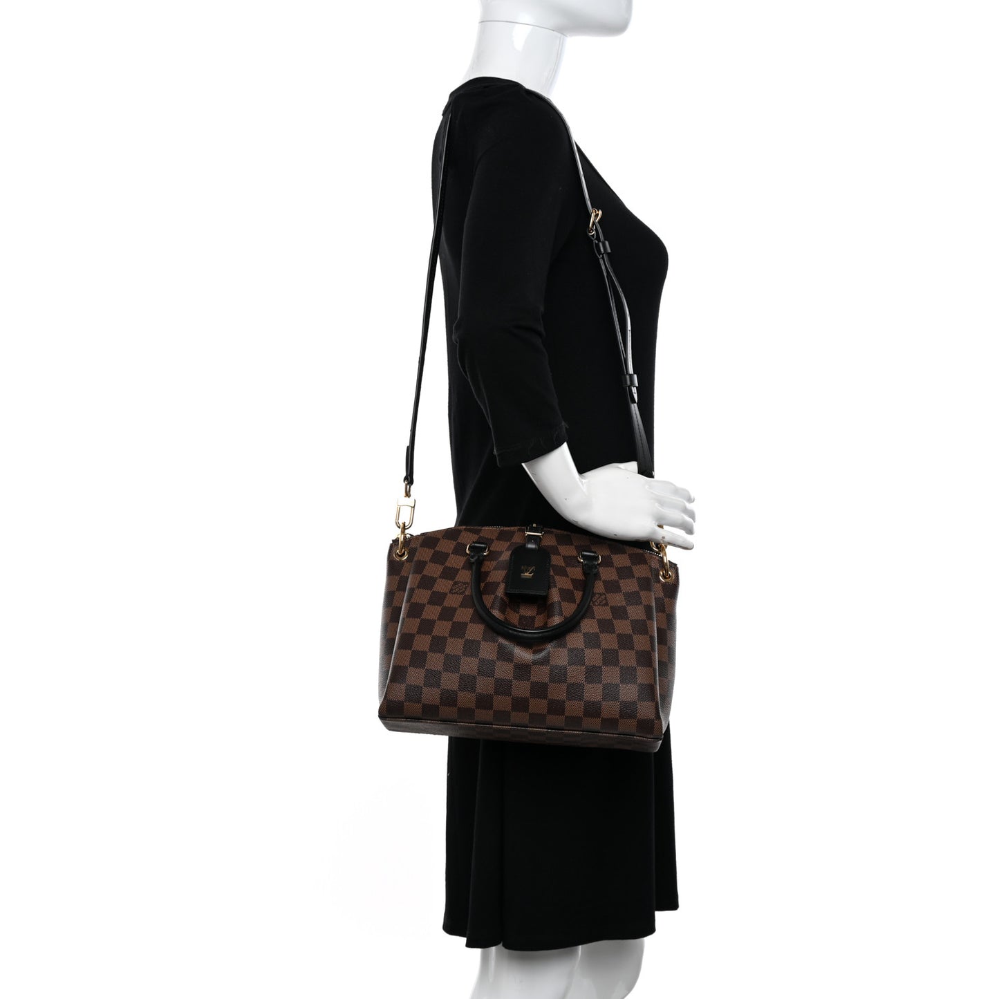 Damier Ebene Odeon Tote PM Black