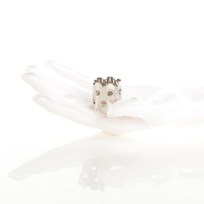 Hermes Palladium Perfore Scarf Ring 3 of 5