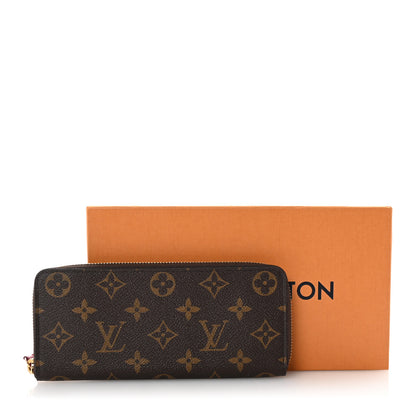 Louis Vuitton Monogram Clemence Wallet Fuchsia 7 of 7