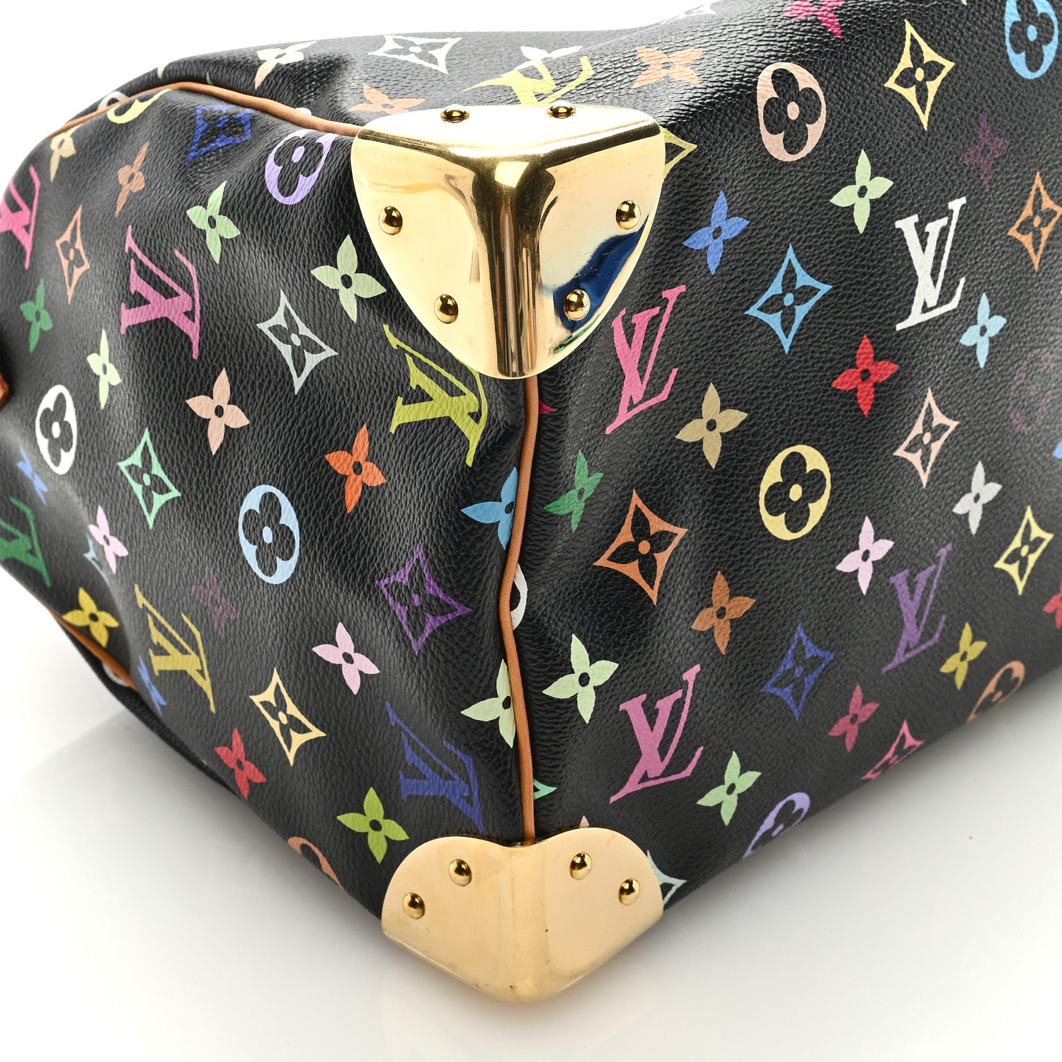Louis Vuitton Monogram Multicolor Speedy 30 Black 7 of 8