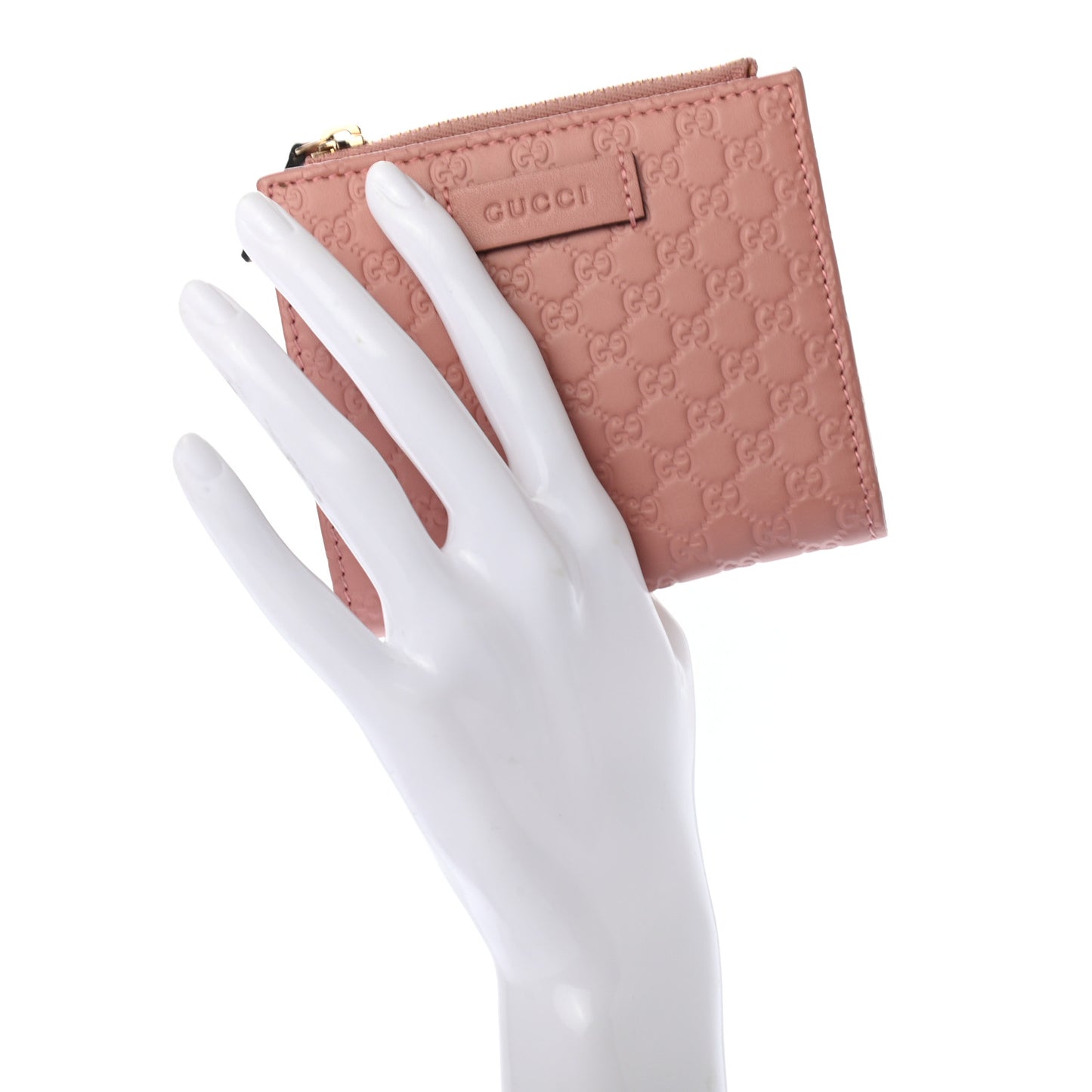 Microguccissima Bi-Fold Wallet Soft Pink