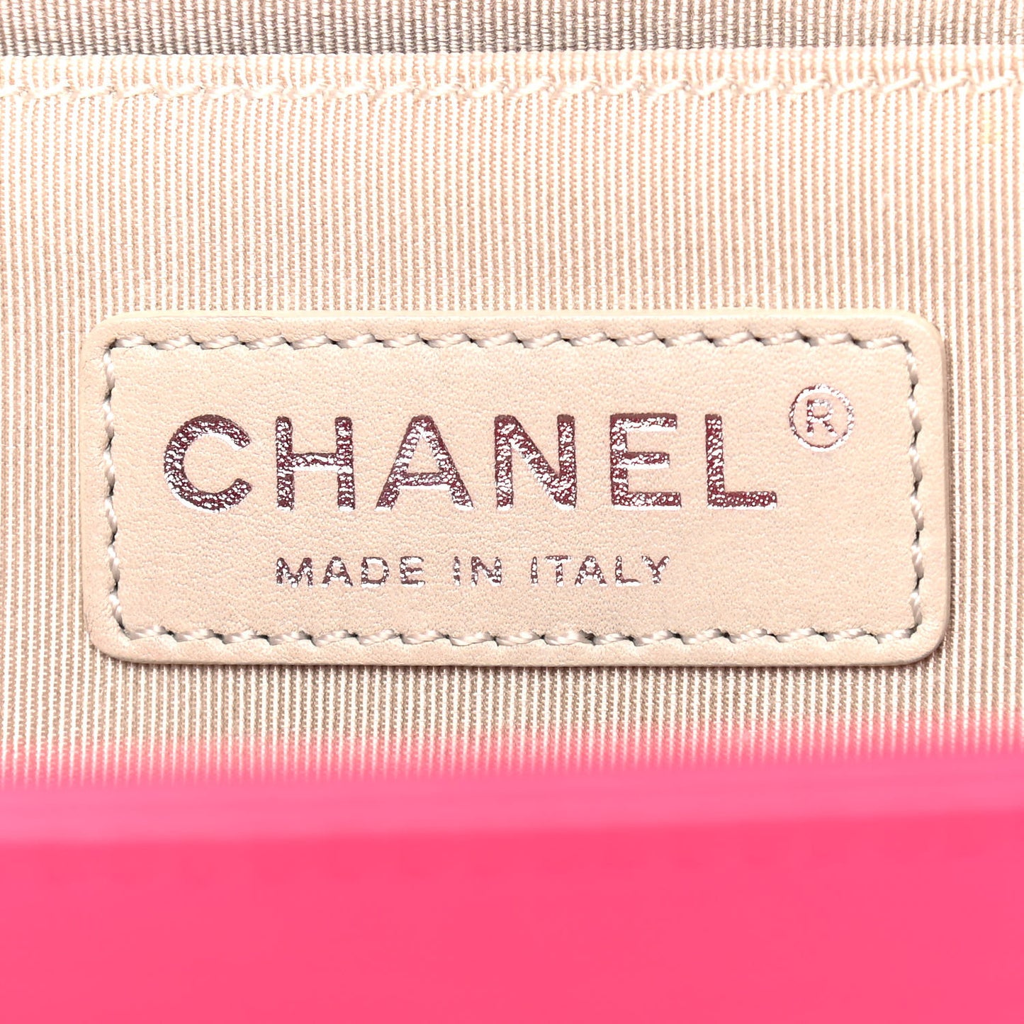 Lambskin Quilted Medium Boy Flap Pink