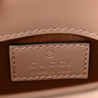 Gucci Calfskin Super Mini Bamboo 1947 Top Handle Chain Bag Light Beige 6 of 10