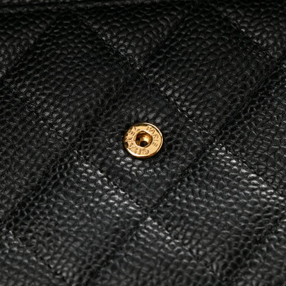 Chanel Caviar Quilted Wallet On Chain WOC Black 11 of 11