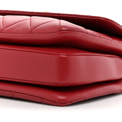 Chanel Lambskin Quilted Small Trendy CC Flap Dual Handle Bag Red 10 of 16