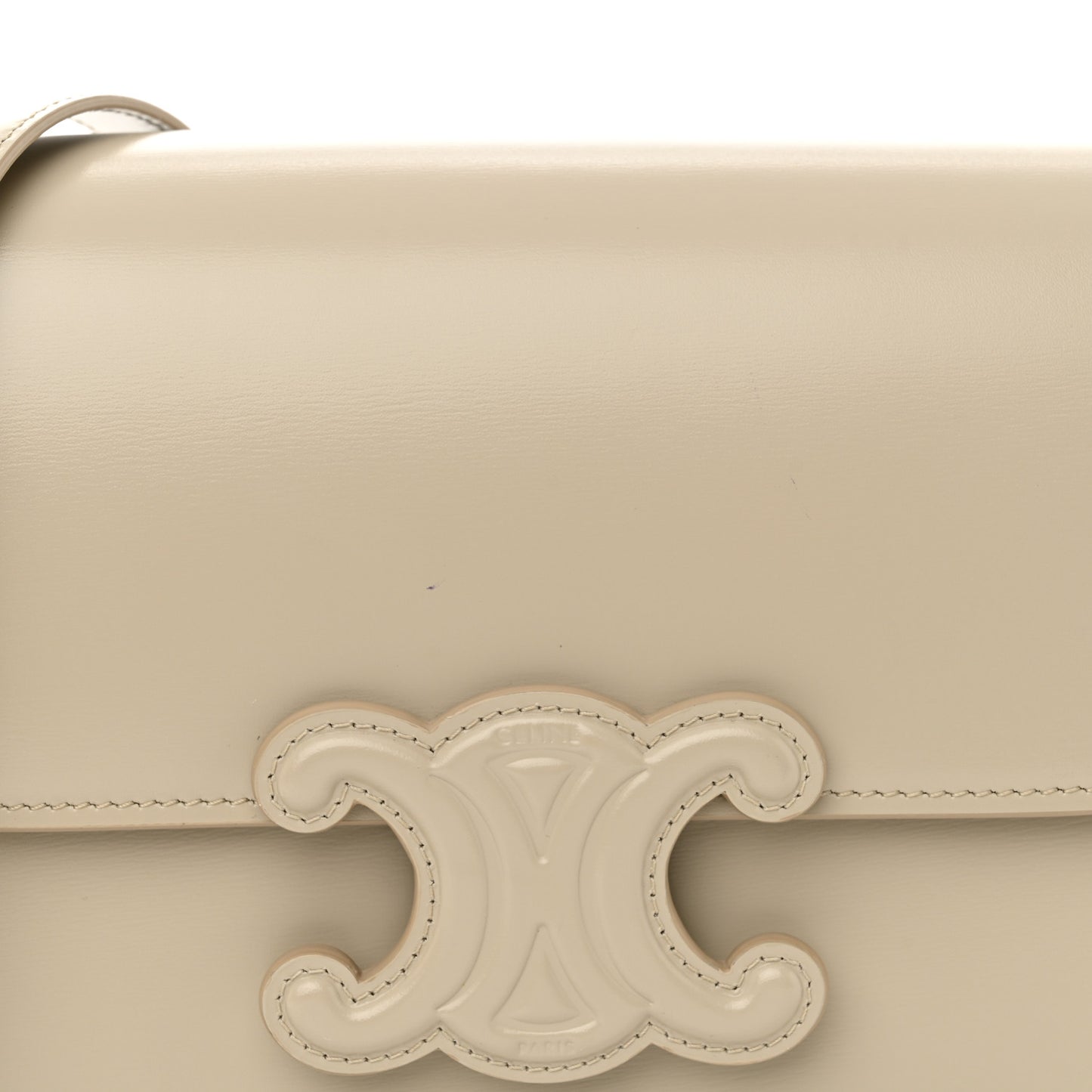 Shiny Calfskin Medium Triomphe Trench