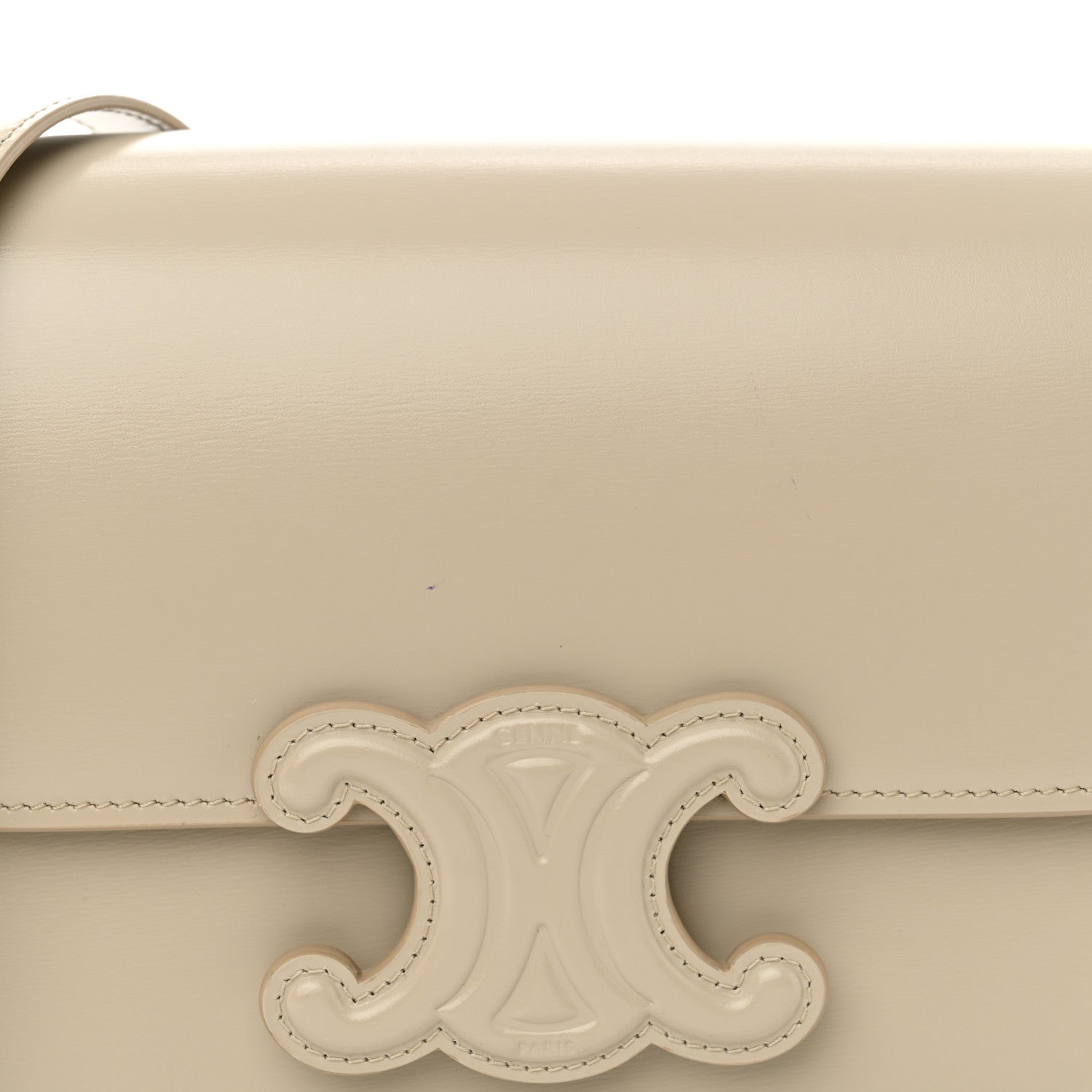 Celine Shiny Calfskin Medium Triomphe Trench 9 of 13