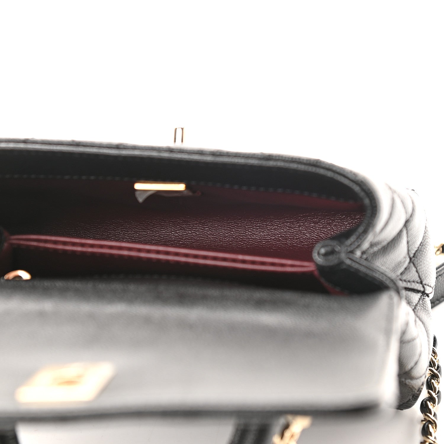 Chanel Caviar Quilted Extra Mini Coco Handle Flap Black 5 of 9