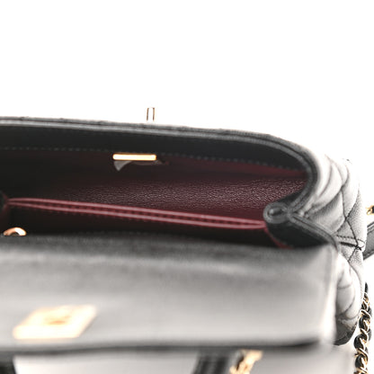 Chanel Caviar Quilted Extra Mini Coco Handle Flap Black 5 of 9
