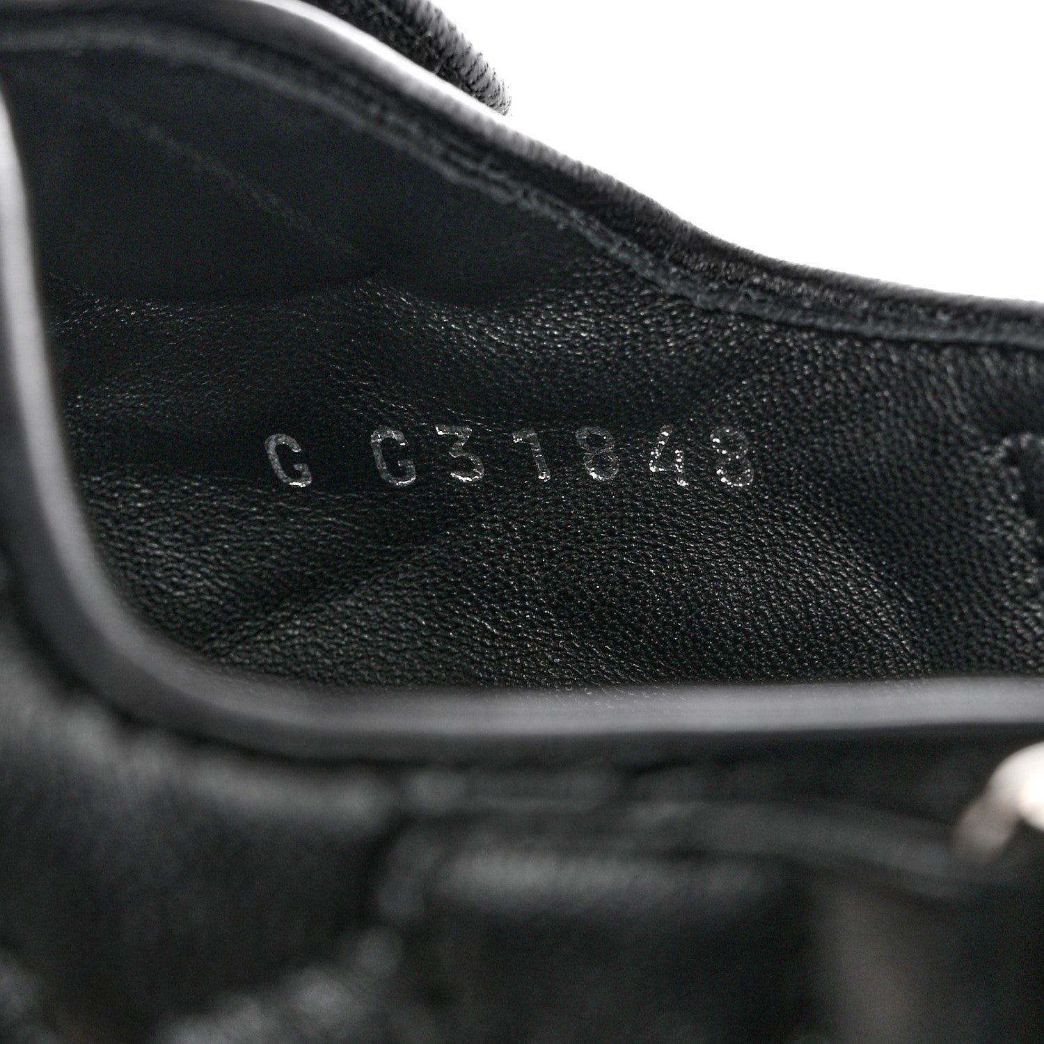 Chanel Grained Calfskin Velcro Dad Sandals 36 Black 6 of 11
