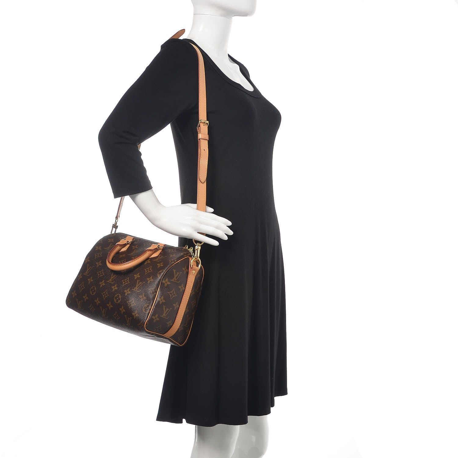 Louis Vuitton Monogram Speedy Bandouliere 25 2 of 15