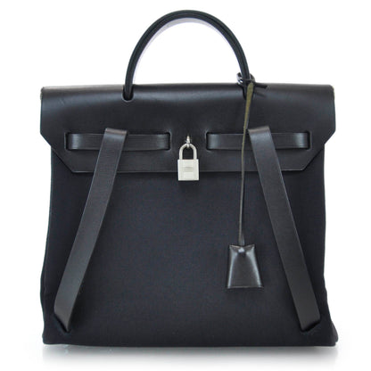 Hermes Toile Herbag Black 1 of 9