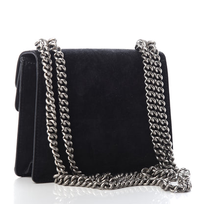 Gucci Suede Mini Dionysus Shoulder Bag Black 3 of 10