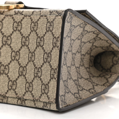Balenciaga X GUCCI GG Supreme Monogram Small Hourglass Top Handle Bag Beige Ebony 8 of 10
