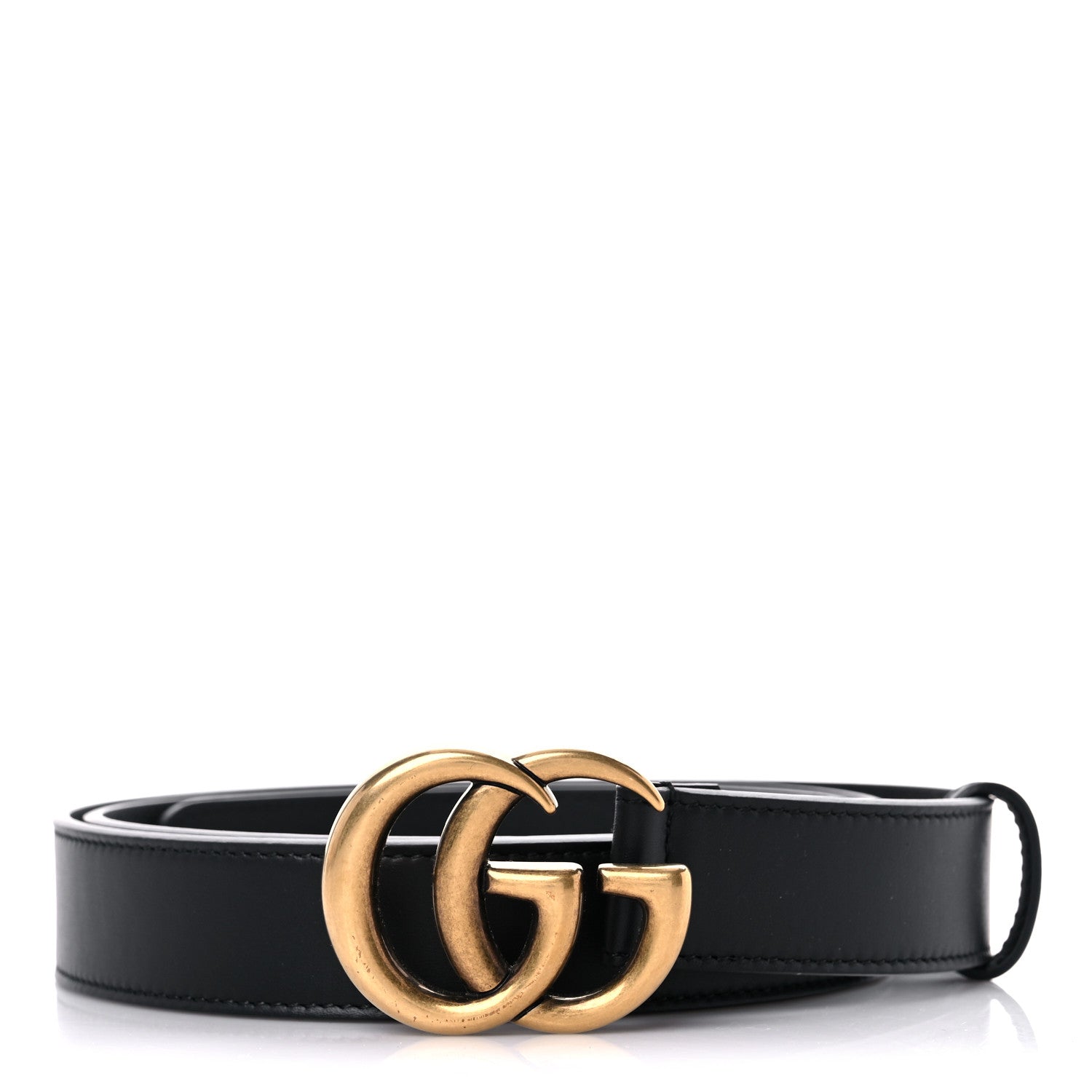 Gucci Moon Calfskin Double G 30mm Belt 115 46 Black 1 of 5