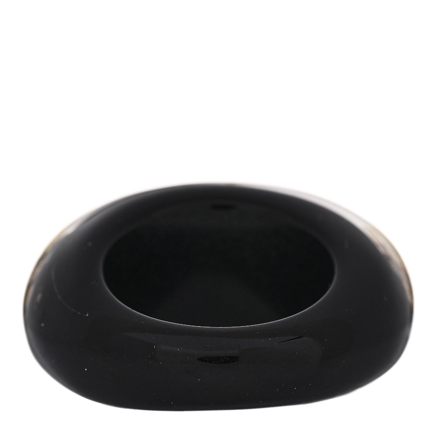 Louis Vuitton Resin Swarovski Crystal Inclusion Ring 50 5.5 Black 4 of 6