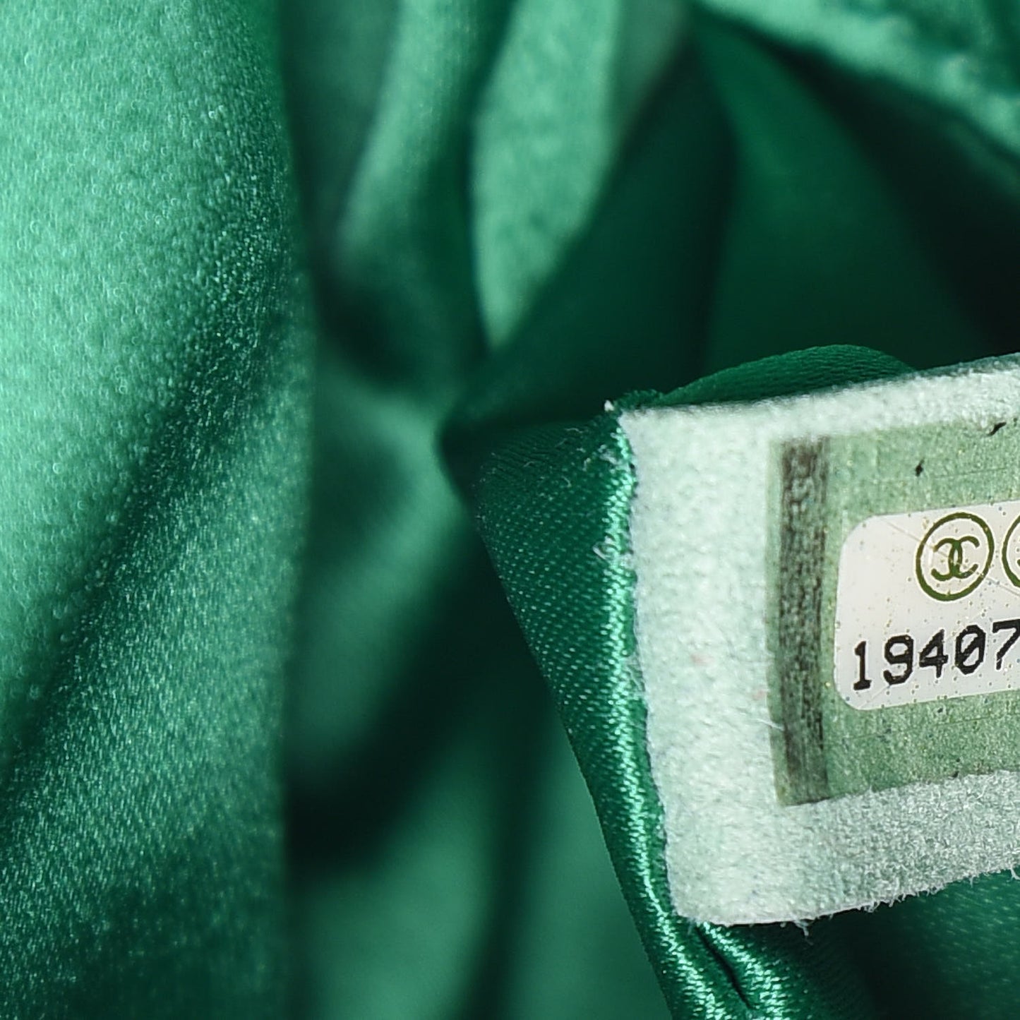Calfskin Quilted Tender Touch Flap Bag Green