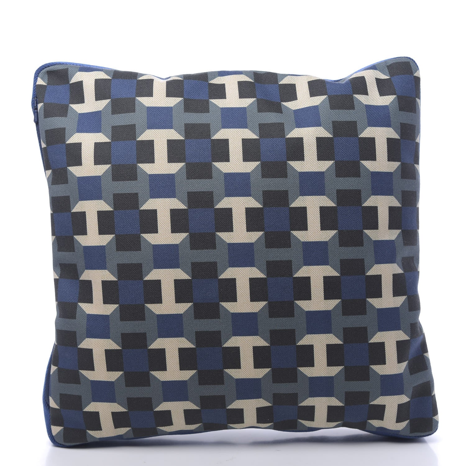 Hermes Canvas Pavage Outdoor Cushion Atlantique 2 of 5