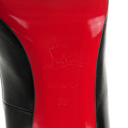 Christian Louboutin Kid Pigalle 100 Pumps 38 Black 6 of 8