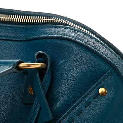 Saint Laurent Calfskin Large Muse Turquoise 7 of 15